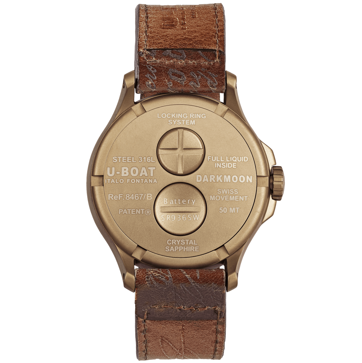 U-Boat Darkmoon 44mm IP Bronze Black Dial Watch