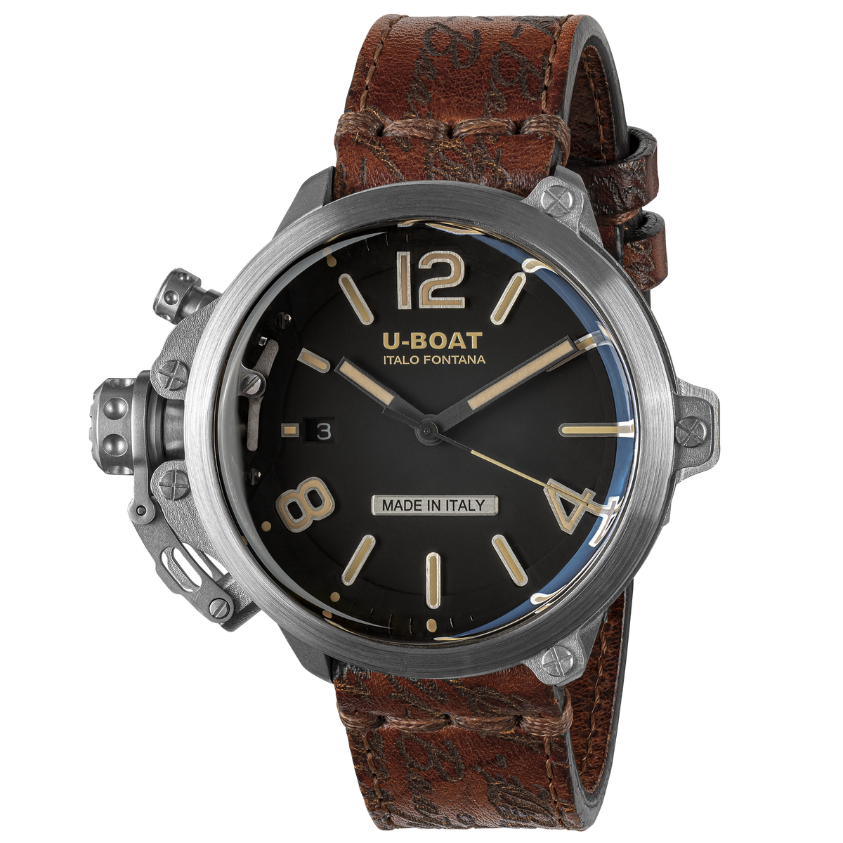 U-Boat Capsule 45mm SS Black Blue Watch