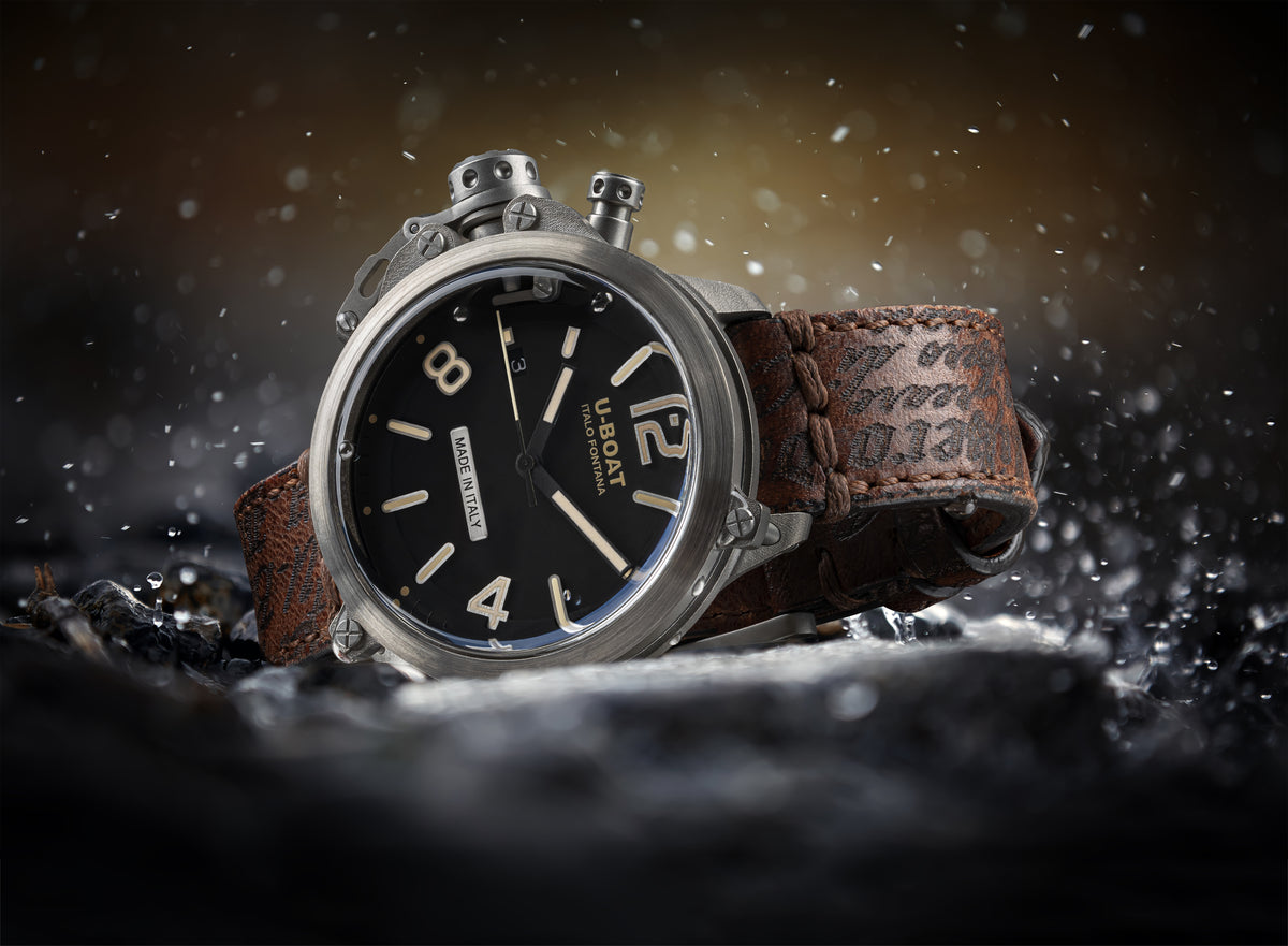 U-Boat Capsule 45mm SS Black Blue Watch