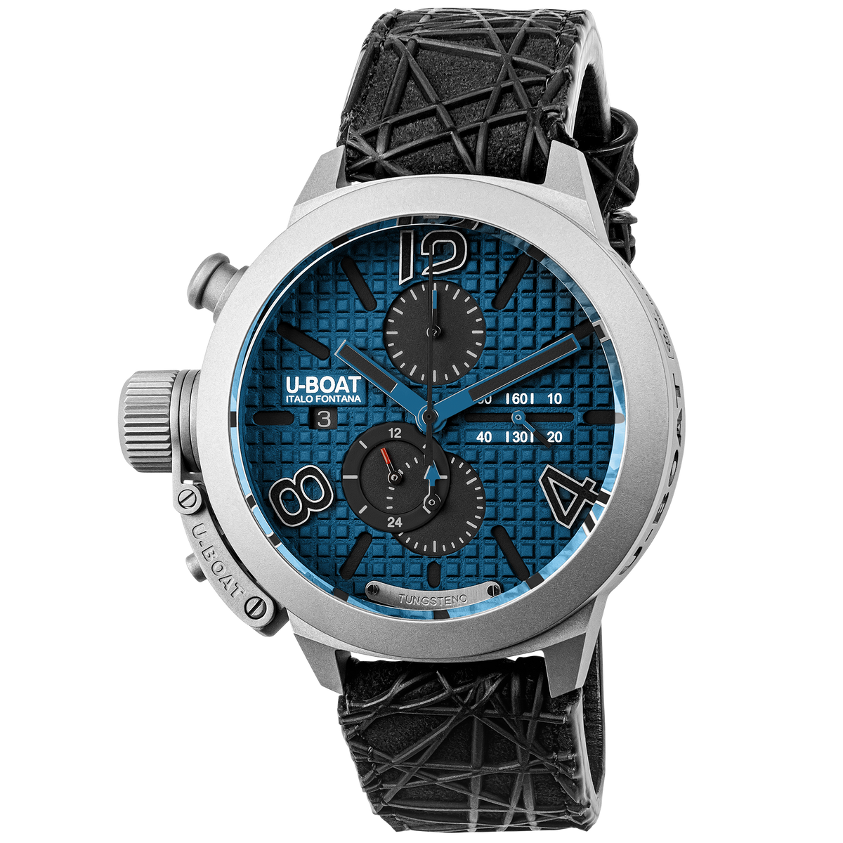 U-Boat Classico 45 Titanium Tungsten Blue Watch