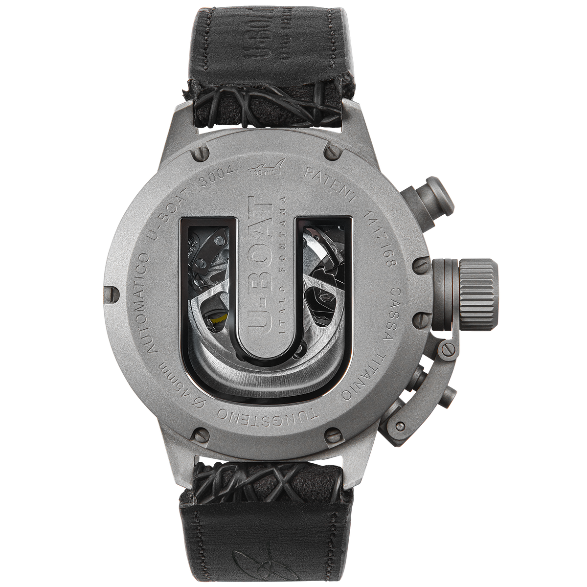 U-Boat Classico 45 Titanium Black Dial Watch