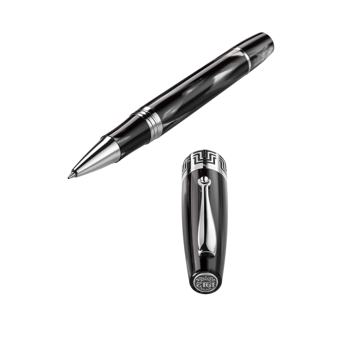 Montegrappa Extra 1930 Fountain Pen - Black & White Medium