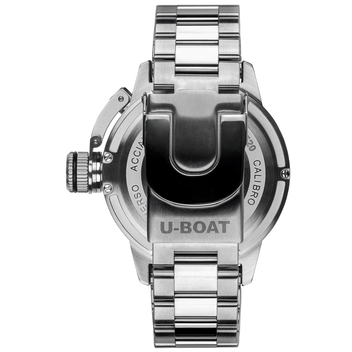 U-Boat Sommerso SS Ceramic Bordeaux Dial Green Bezel Watch