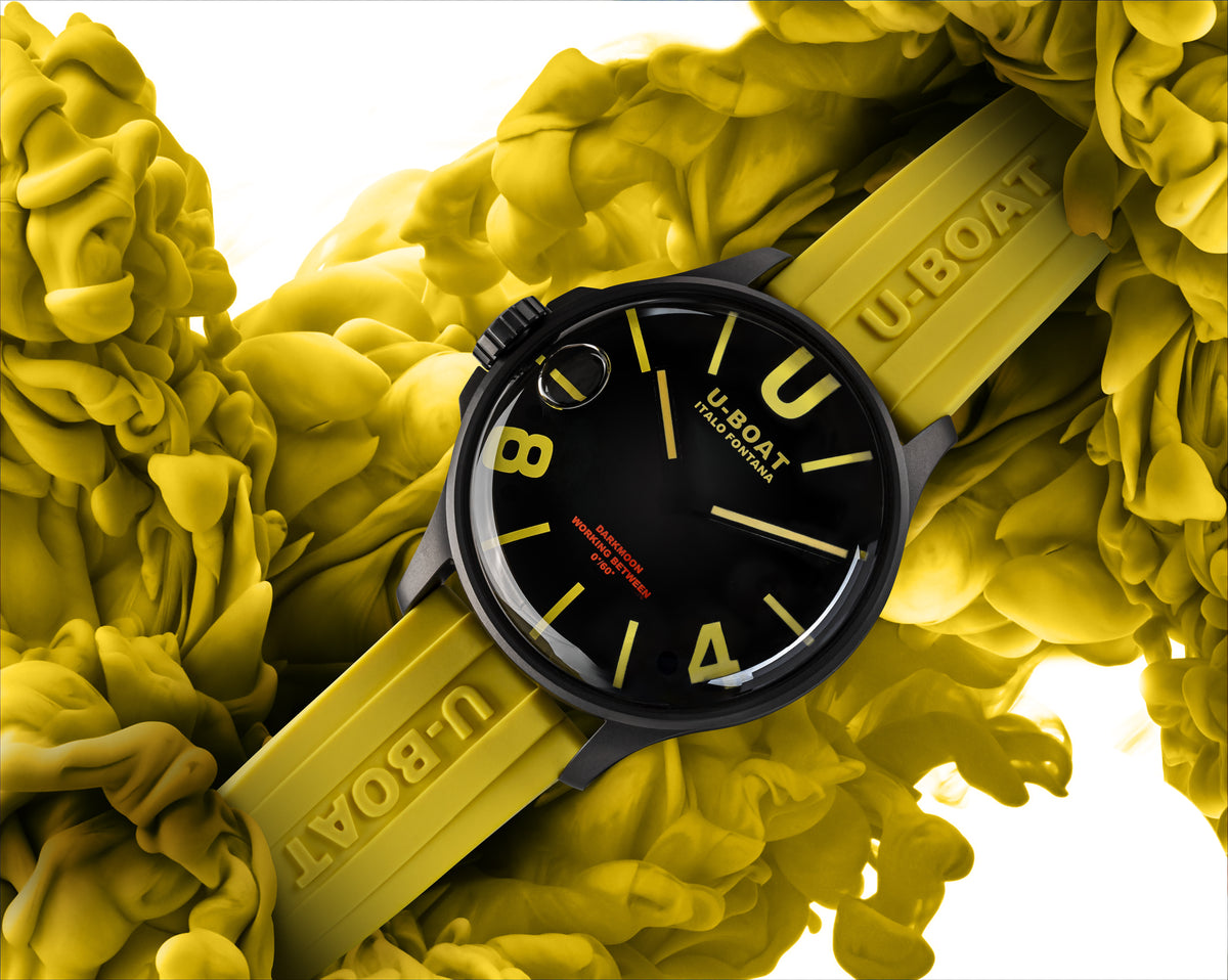 U-Boat Darkmoon 44mm Yellow Watch