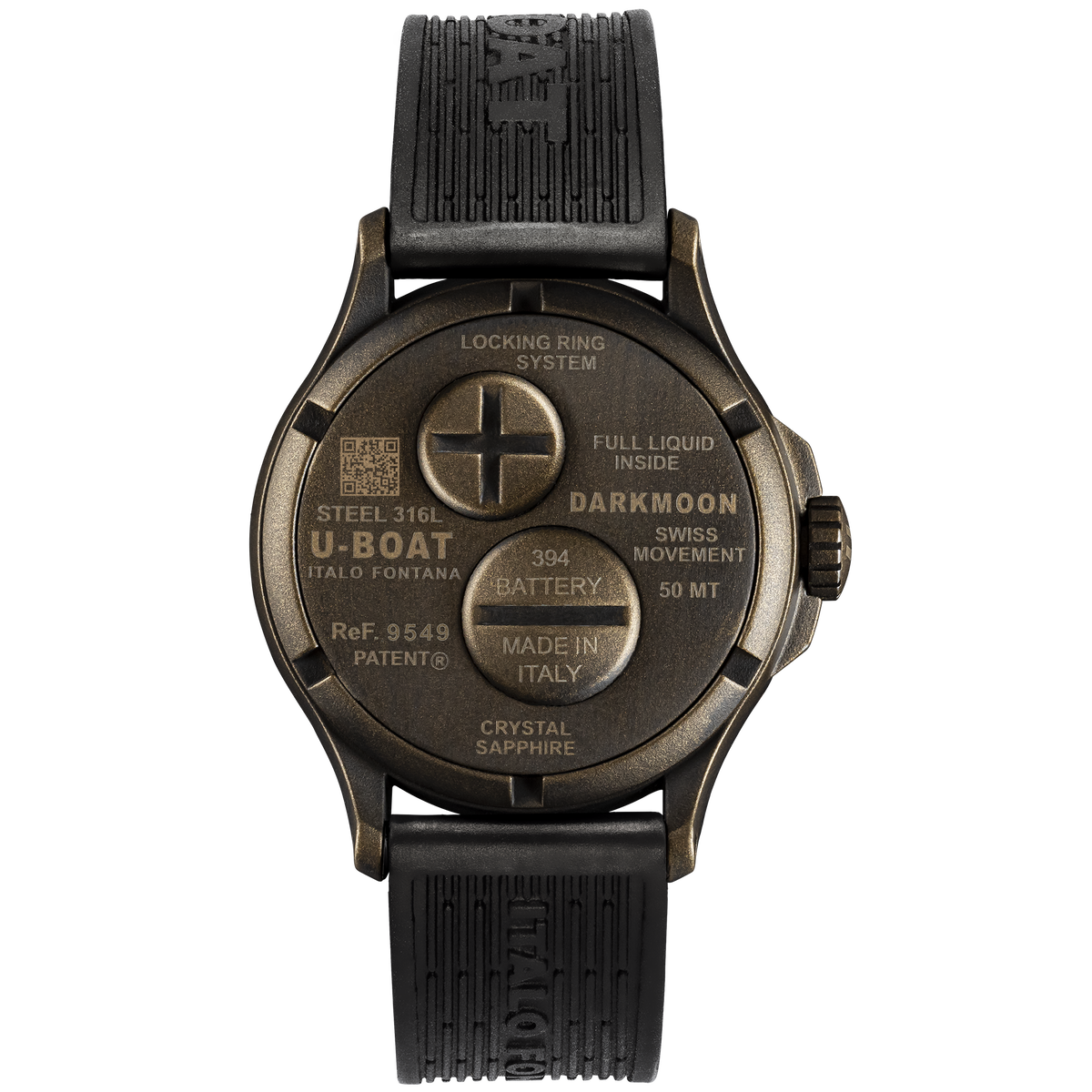 U-Boat Darkmoon 40mm Brown Vintage Watch
