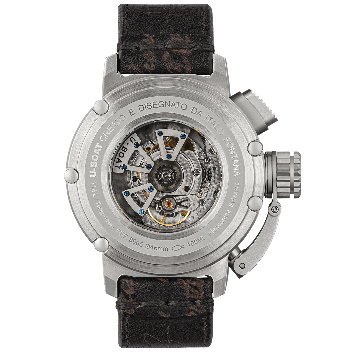 U-Boat Chimera 46mm SS Nero Watch